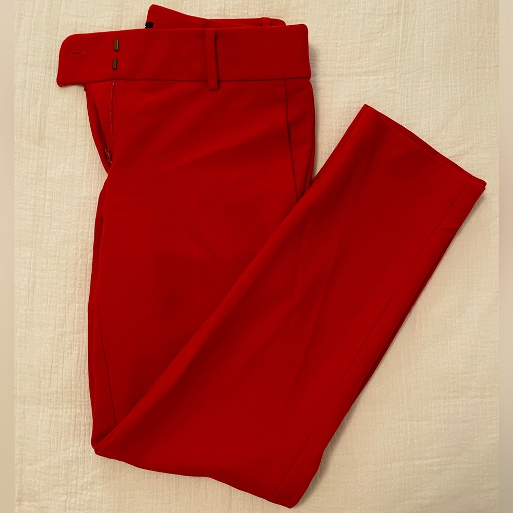 Loft Marissa Red Dress Pants